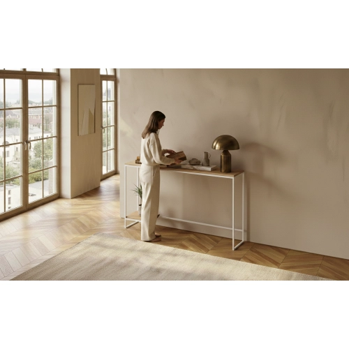 KONSOLA Z DREWNA LITEGO DĄB OLCHA JESION SKD-372